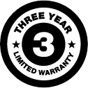 Three Year Limited Warranty Logo